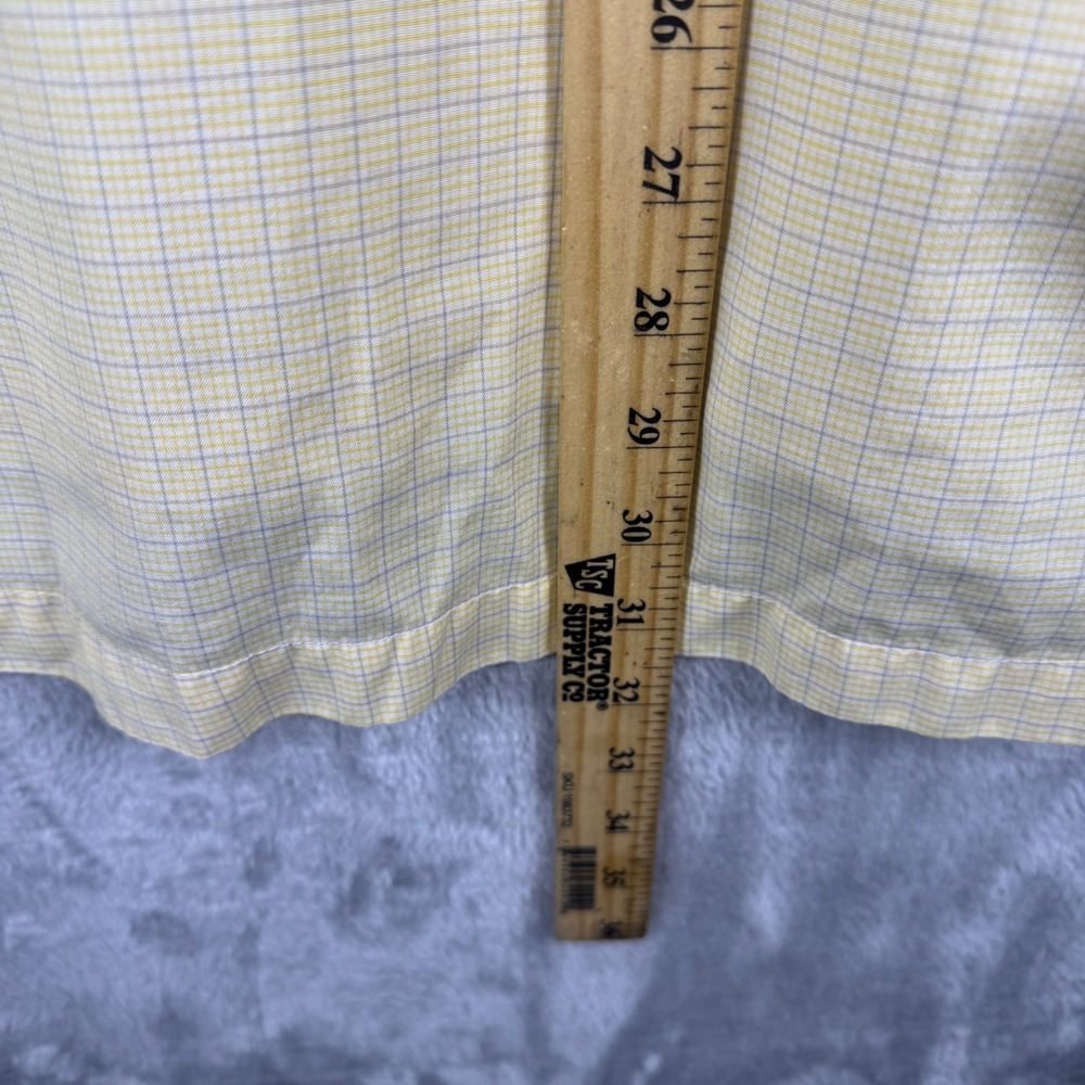 Simms Mens XL Yellow Plaid Short Sleeve‎ Fishing Shirt Nature Coast Fly Shop FL - Picture 7 of 9
